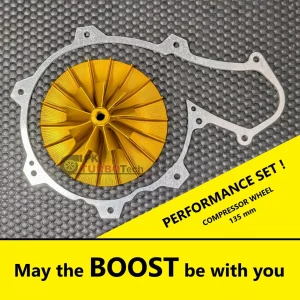 SeaDoo Performance Tuning PK 135 Billett + 3,2 MM Supercharger Impeller Spacer for All Sea-Doo 300 models